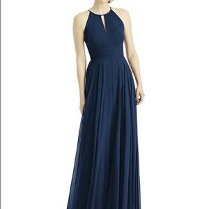 Midnight color Full length Dress